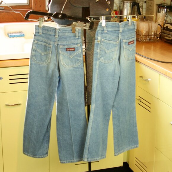 Vintage Calabash Kid's Jean Lot Distressed Denim - Picture 4 of 6